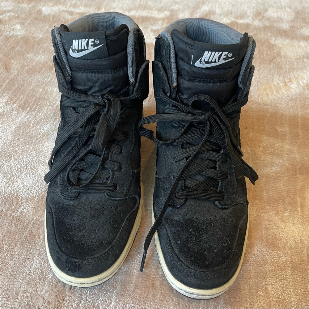 Nike Womans Dunk Sky High Print 'Black' - 543258 002 - Size 7.5